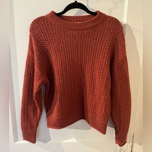 Universal Thread Burnt Orange Knit Sweater Size Small
